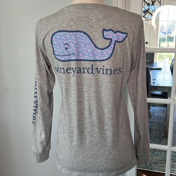 VINEYARD VINES long sleeve tee, grey size XS - Picture 6 of 8